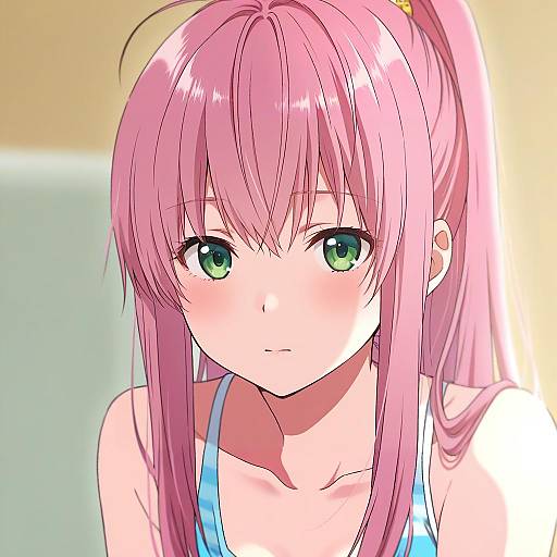 Illustration of Hana (pangya), pangya in the style of Rinto (rint rnt)