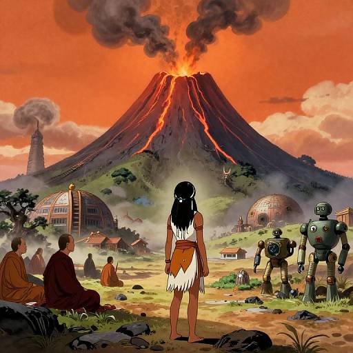 Cinematic Magic Volcano Adventure