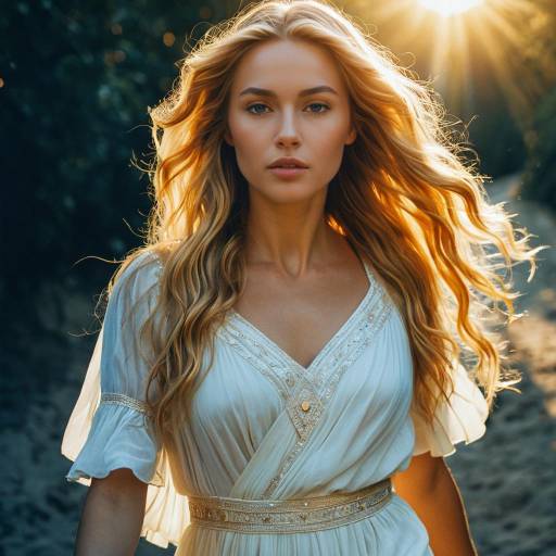 Ethereal Goddess with Mesmerizing Beauty