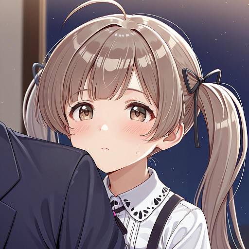 Illustration of Hakozaki serika, idolmaster in the style of Ao (flowerclasse)