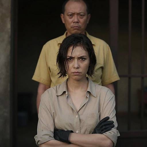 Intense Portrait in Rustic Setting