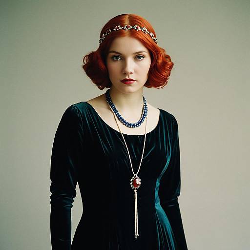 Elegant Paul Poiret Costume Portrait