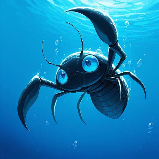 Midnight Black Hermit Crab Underwater Dance Midnight Black Hermit Crab Underwater Dance