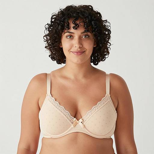 Elegant Portrait of a Curly-Haired Woman