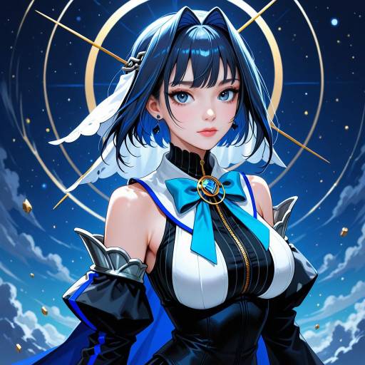 Virtual YouTuber in Stylish Costume