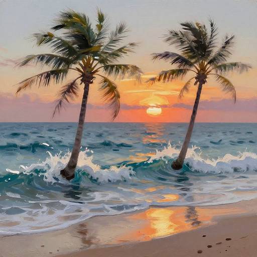 Impressionist Rising Sea Levels Beach