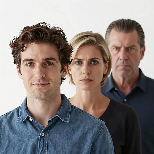 Diverse Expressions: A Three-Person Lineup