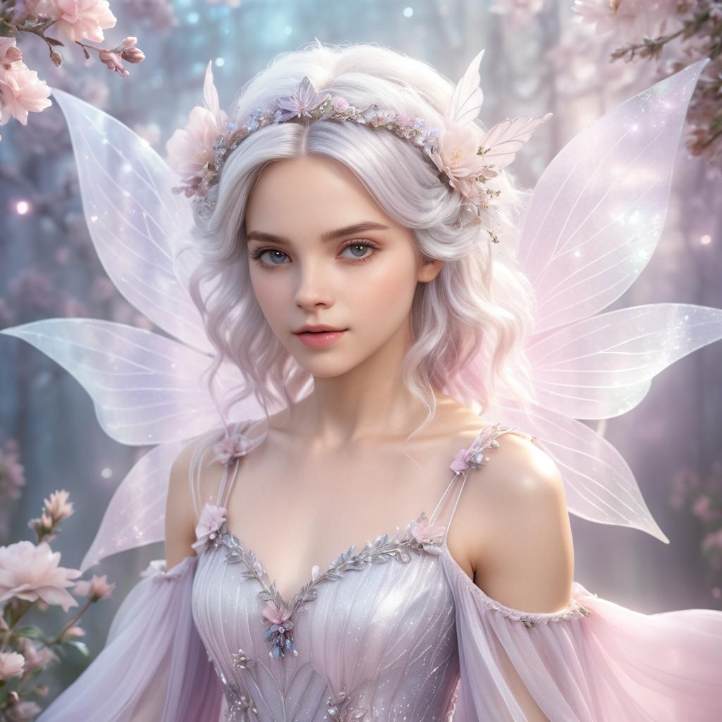 Ethereal Fairy Portrait Inspired by Emma Watson