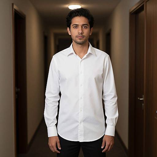 Man in White Beater Shirt