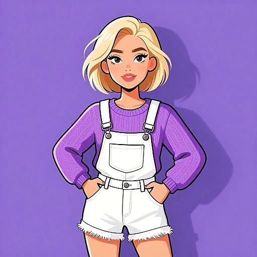 Casual Chic Woman in Dusky Rose Sweater