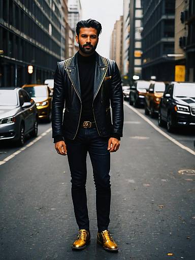 Candid Urban Fashion Portrait