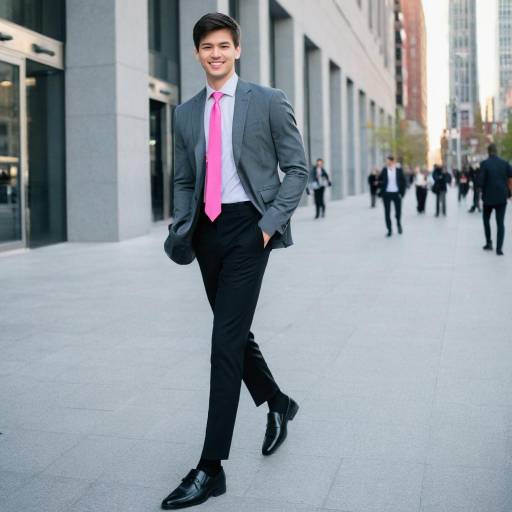 Confident Young Man in Formal Attire