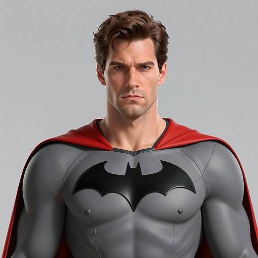 Realistic Male Superhero Digital Illustration