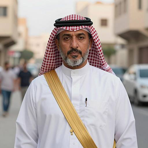 Photorealistic Portrait of a Fake Sheikh