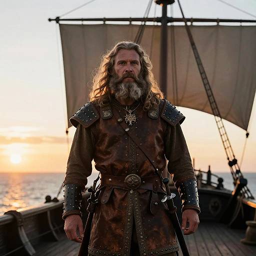 Leif Erikson Viking Explorer Portrait