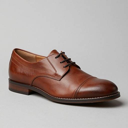 Stylish Brown Shoes Close-Up