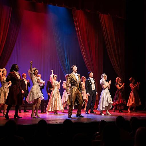 Dramatic Showstage Performance Scene