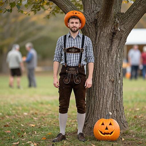 Oktoberfest Costume Outdoor Portrait