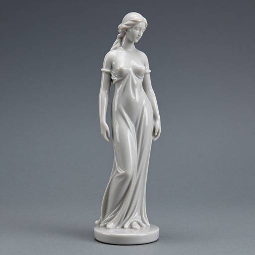 Lladro Porcelain Woman Figure