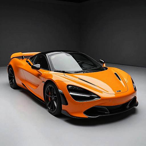 Futuristic McLaren 720S in Glossy Style