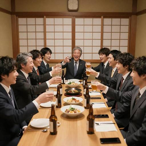 Celebration of Friendship in a Japanese Setting