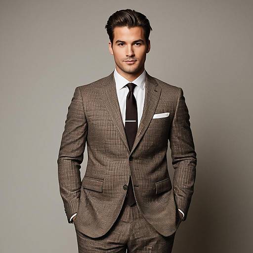 Elegant Photorealistic Portrait of a Man