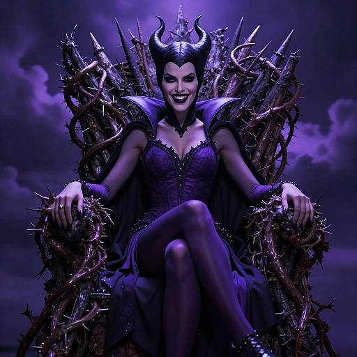 Villainess Violet on Thorned Throne