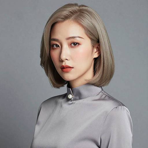 Rembrandt-Style Portrait of East Asian Woman