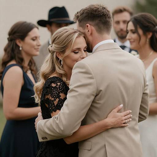 Joyful Wedding Celebration with Guests