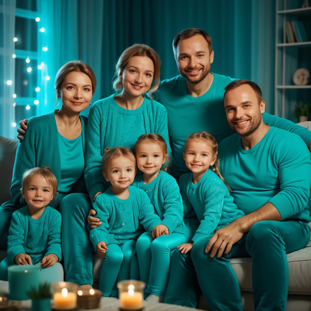 Heartwarming Russian Family Evening Together