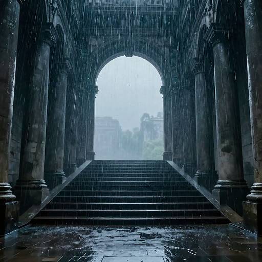 Surreal Gravity-Defying Dreamscape