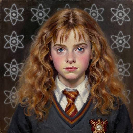 Hermione Granger Atomic Symbol Pattern