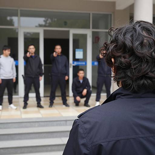 Dramatic Outdoor Scene with Tension