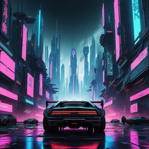 Futuristic Dystopia in Cyberpunk Art