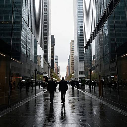 Reflective Skyscraper Urban Illusion