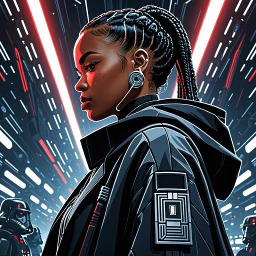 Futuristic Sith Lord Woman Profile