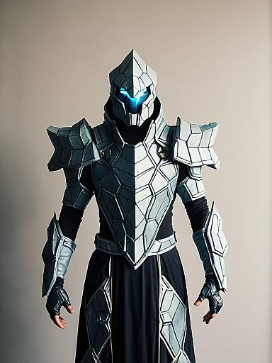 Man in Xenolith Cosplay Costume