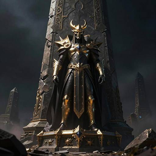 Dark Godfall Nether Monarch Wallpaper