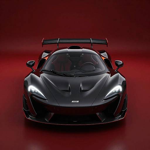 Futuristic Sleek Sports Car CGI