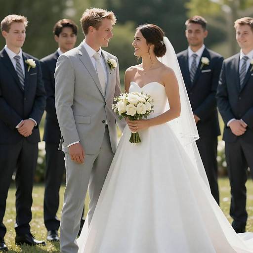 Joyful Wedding Ceremony in Nature