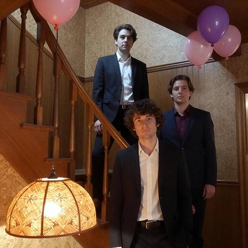 Stylish Gathering in a Vintage Room