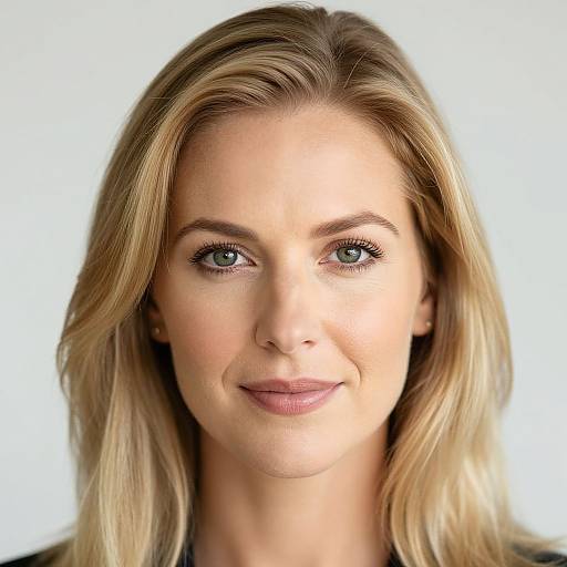 Confident Blonde Woman Headshots