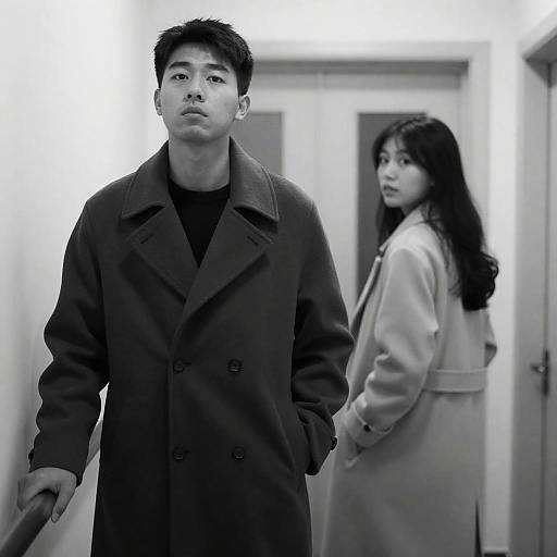 Contrasting Emotions in a Narrow Hallway