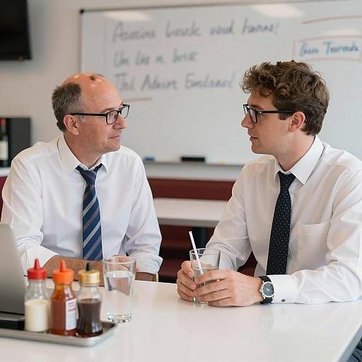 Casual Conversation at the Diner Counter