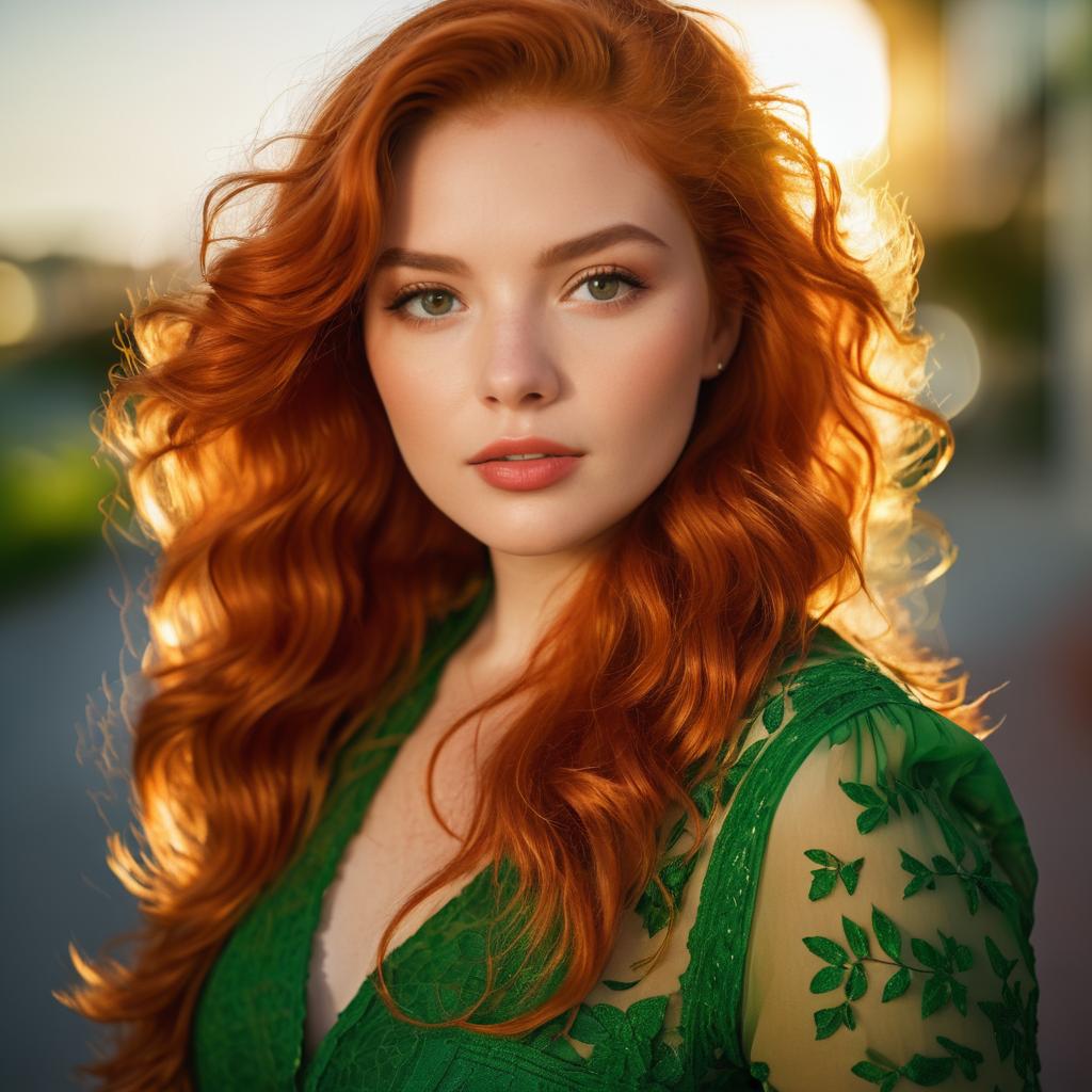 Stunning Fashion Portrait in Golden Hour