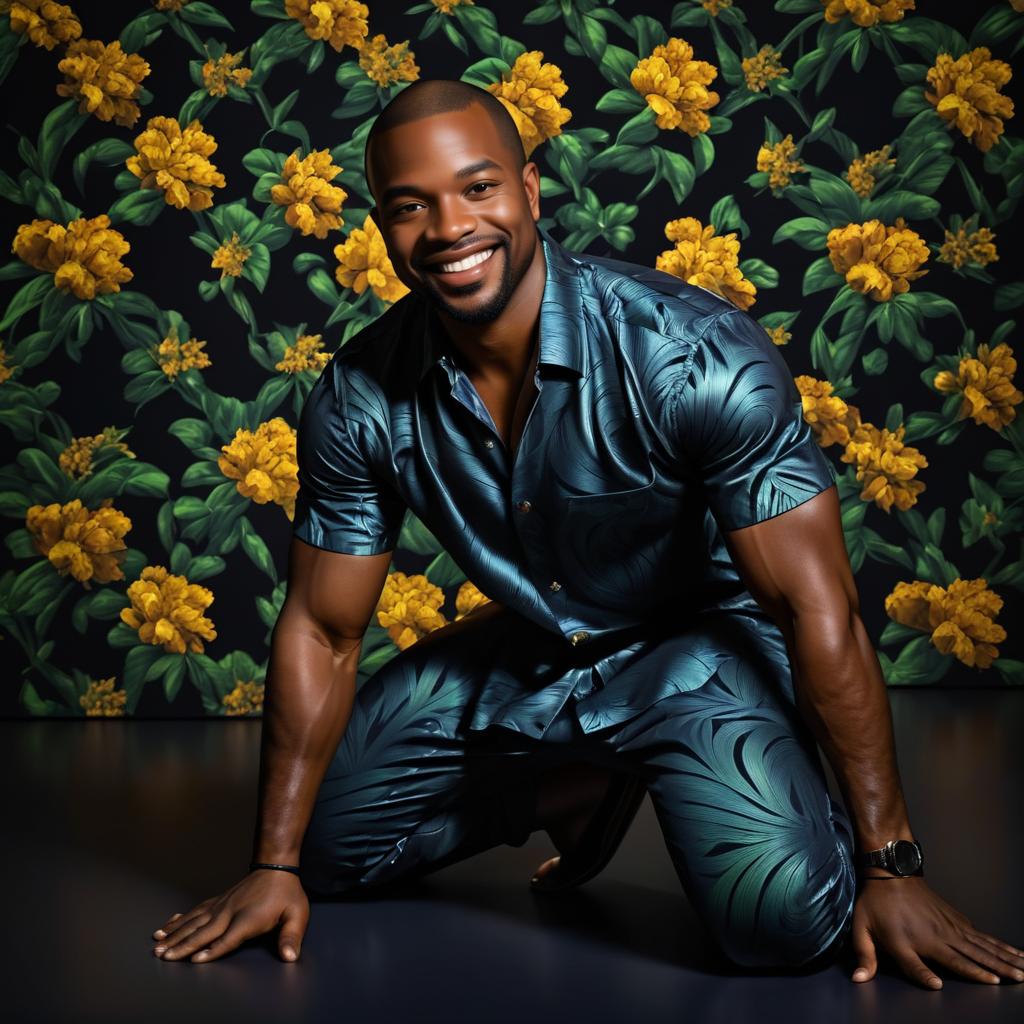 Smiling Portrait of a Black Man