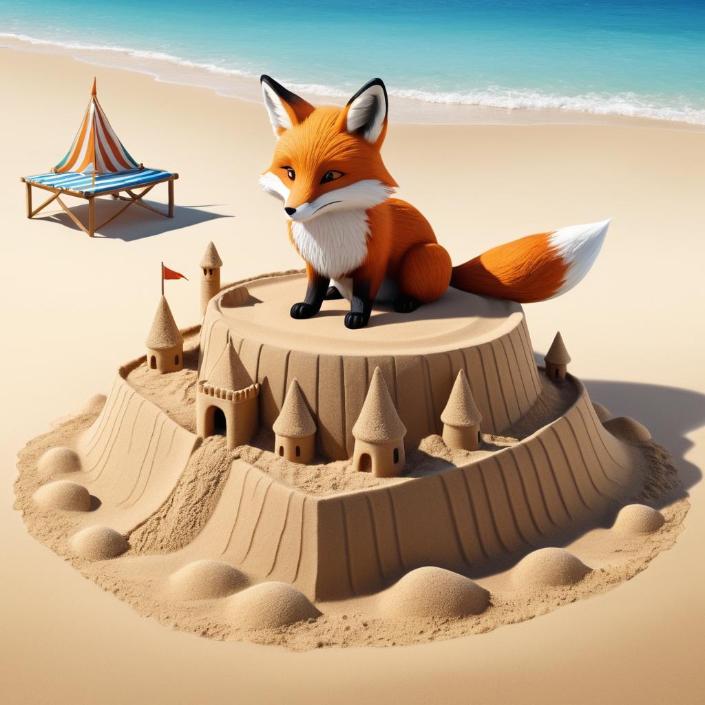 Fantasy Fox Sandcastle Adventure