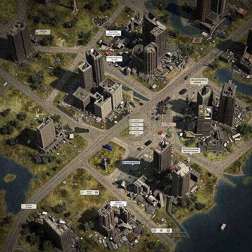 Post-Apocalyptic Survival Map AI