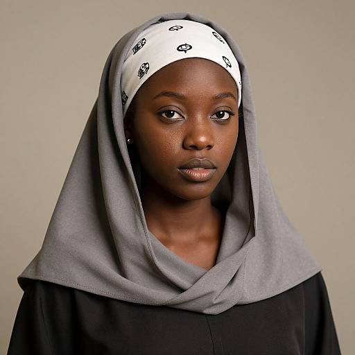 Realistic Widow Costume Portrait