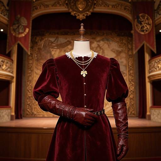 Renaissance Lord Capulet Costume Scene